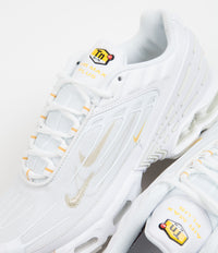 Nike Air Max Plus 3 Shoes in White and Light Bone and Rattan - Solar Flare thumbnail