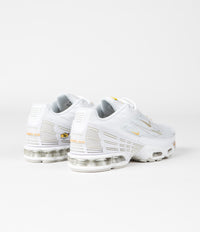 Nike Air Max Plus 3 Shoes in White and Light Bone and Rattan - Solar Flare thumbnail