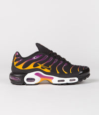 Nike Air Max Plus Shoes in Black and Black and University Gold - Viotech thumbnail