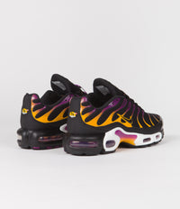 Nike Air Max Plus Shoes in Black and Black and University Gold - Viotech thumbnail
