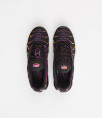 Nike Air Max Plus Shoes in Black and Black and University Gold - Viotech thumbnail