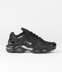 Nike Air Max Plus Shoes in Black and Metallic Silver thumbnail
