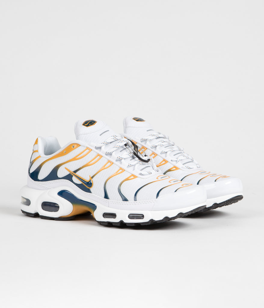 Nike Air Max Plus Shoes White Marina Kumquat Black Always in Colour