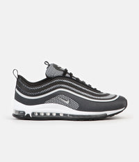 Nike Air Max 97 Ultra '17 Shoes in Black and Pure Platinum and Anthracite - White thumbnail