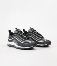 Nike Air Max 97 Ultra '17 Shoes in Black and Pure Platinum and Anthracite - White thumbnail
