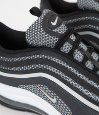 Nike Air Max 97 Ultra '17 Shoes in Black and Pure Platinum and Anthracite - White thumbnail