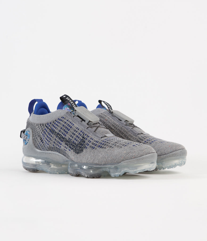 Nike vapormax grey and blue best sale