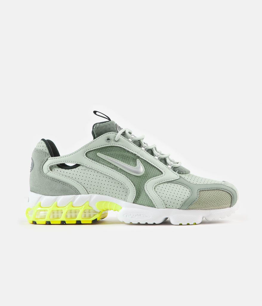 Nike Air Zoom Spiridon Cage Shoes Pistachio Frost Metallic Silver