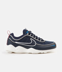 Nike Air Zoom Spiridon SE Shoes in Obsidian and Sail and Blue Nebula - Dark Grey thumbnail
