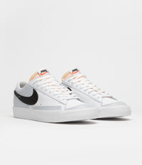 Nike Blazer Low 77 Shoes in White and Black and Pure Platinum thumbnail