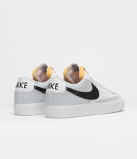 Nike Blazer Low 77 Shoes in White and Black and Pure Platinum thumbnail