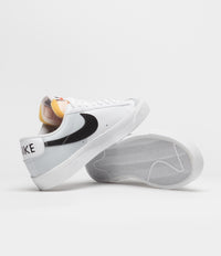 Nike Blazer Low 77 Shoes in White and Black and Pure Platinum thumbnail