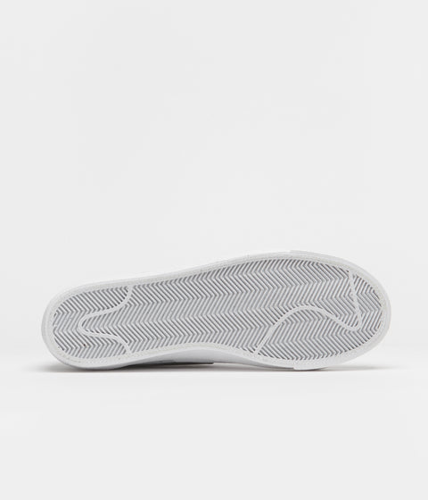 Nike Blazer Low 77 Shoes in White and Black and Pure Platinum