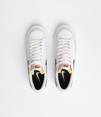 Nike Blazer Low 77 Shoes in White and Black and Pure Platinum thumbnail
