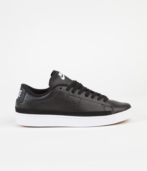 Nike Blazer Low X Shoes - Black / White - Gum Light Brown - Orange