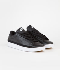 Nike Blazer Low X Shoes in Black and White and Gum Light Brown - Orange thumbnail