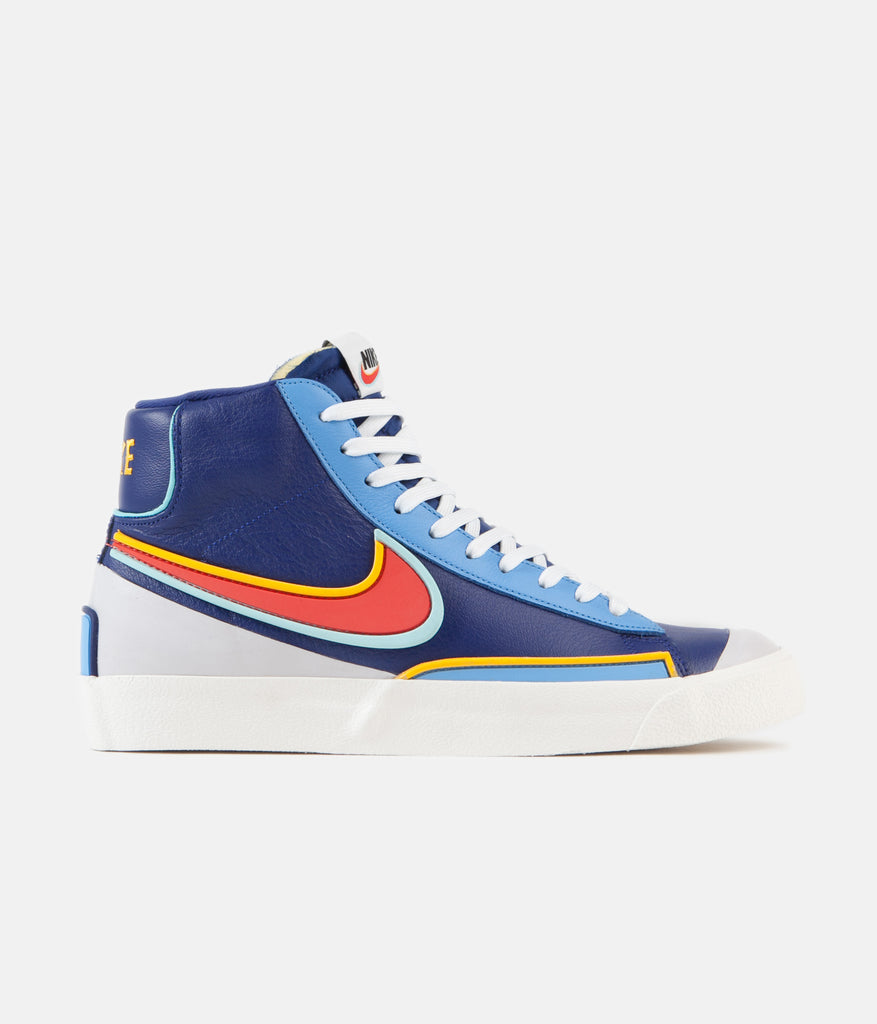 Nike Blazer Mid '77 Infinite Shoes Deep Royal Blue Chile Red