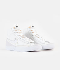 Nike Blazer Mid '77 Infinite Shoes in Summit White and White and Sail - Vast Grey thumbnail