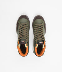 Nike Blazer Mid '77 Vintage Shoes in Army Olive and Summit White and Campfire Orange thumbnail
