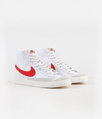 Nike Blazer Mid '77 Vintage Shoes in Habanero Red and Sail and White thumbnail
