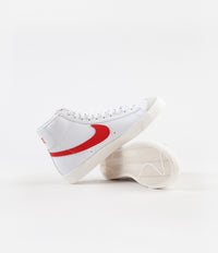 Nike Blazer Mid '77 Vintage Shoes in Habanero Red and Sail and White thumbnail