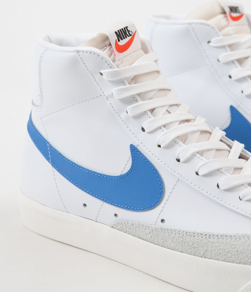 Nike Blazer Mid 77 Vintage Shoes Pacific Blue Sail White