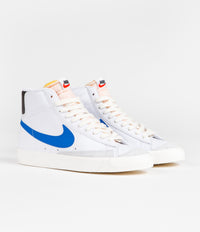 Nike Blazer Mid '77 Vintage Shoes in White and Light Photo Blue and Black - Sail thumbnail