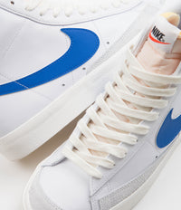 Nike Blazer Mid '77 Vintage Shoes in White and Light Photo Blue and Black - Sail thumbnail