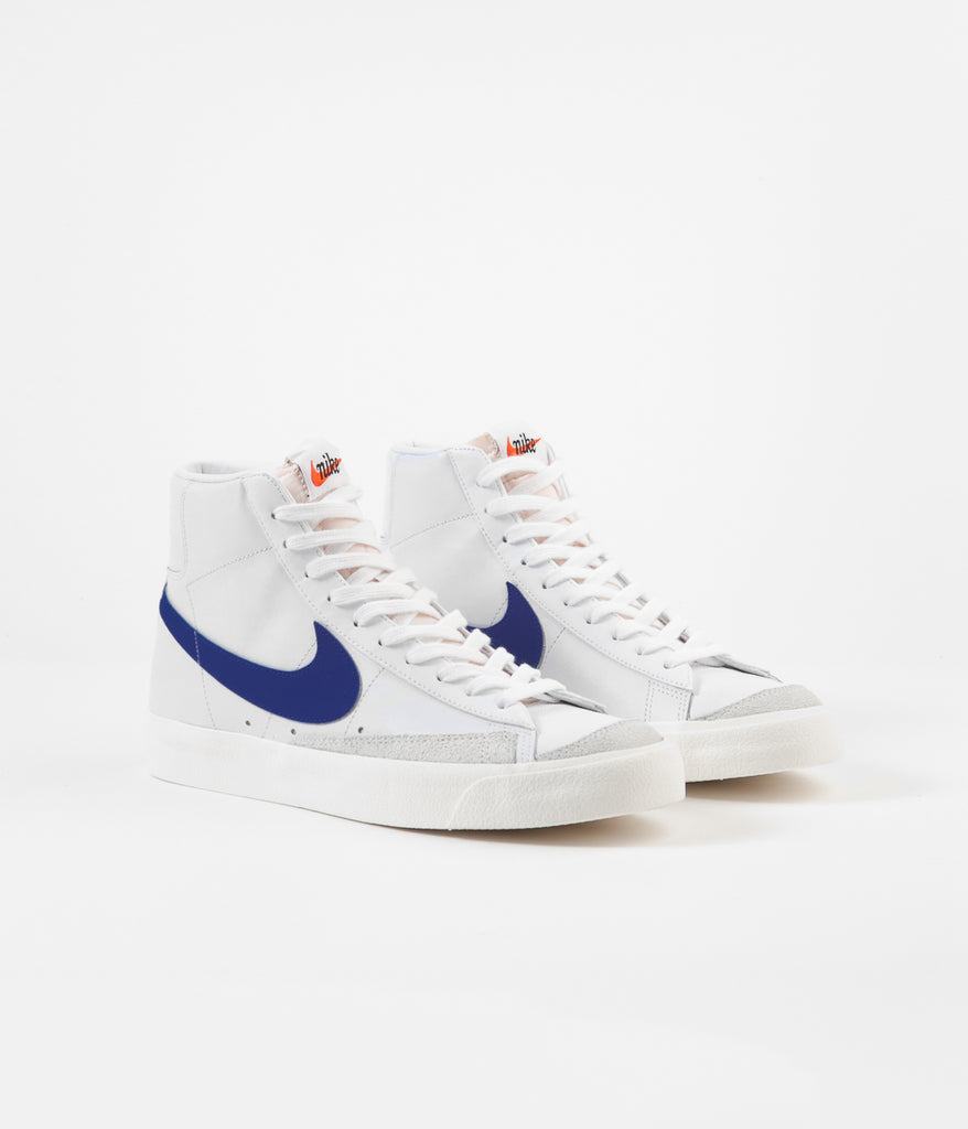 Nike blazer mid '77 vintage trainer white / racer blue / sail online