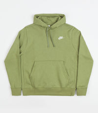 Nike Club Fleece Hoodie in Alligator and Alligator / White thumbnail