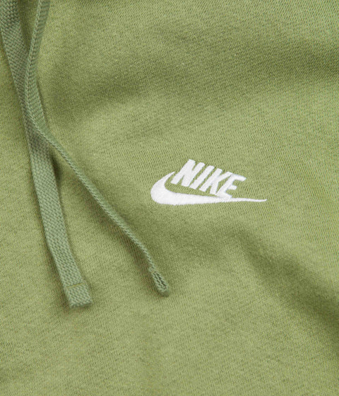 Nike Club Fleece Hoodie in Alligator and Alligator / White