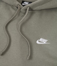 Nike Club Fleece Hoodie in Light Army and Light Army / White thumbnail