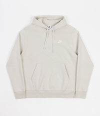 Nike Club Fleece Hoodie in Light Bone and Light Bone / White thumbnail