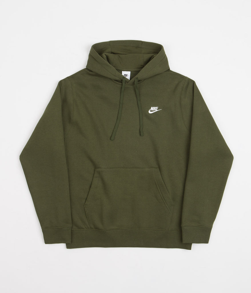 Olive green clearance nike sweatshirt