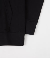 Nike Club Half Zip Hoodie in Black and Black / Black / White thumbnail