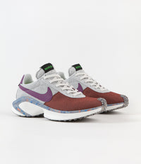 Nike D/MS/X Waffle Shoes in Team Orange and Viotech and Photon Dust - Sail thumbnail