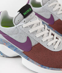 Nike D/MS/X Waffle Shoes in Team Orange and Viotech and Photon Dust - Sail thumbnail