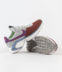 Nike D/MS/X Waffle Shoes in Team Orange and Viotech and Photon Dust - Sail thumbnail