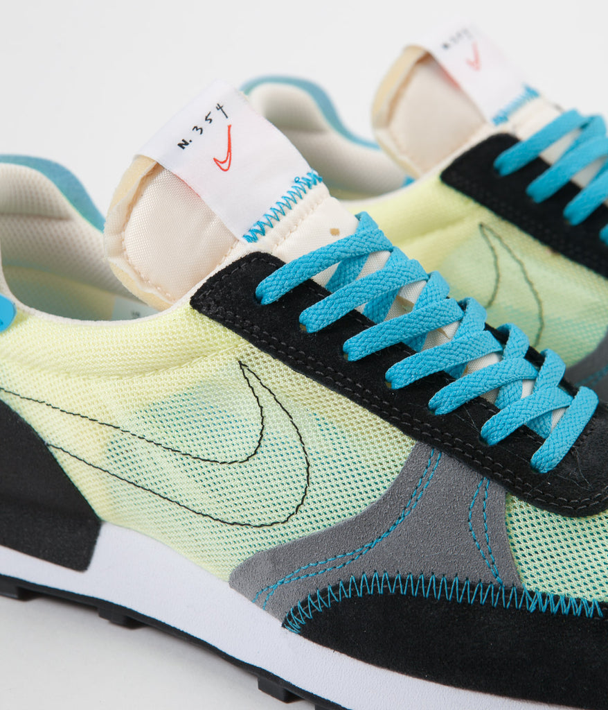 Nike Daybreak Type Shoes Barely Volt Black Baltic Blue Smoke Grey