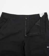 Nike Double Panel Unlined Pants - Black / White thumbnail