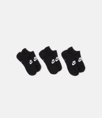 Nike Everyday Essential No Show Socks (3 Pair) in Black and White thumbnail