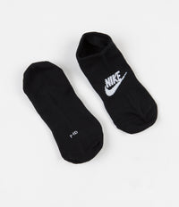 Nike Everyday Essential No Show Socks (3 Pair) in Black and White thumbnail