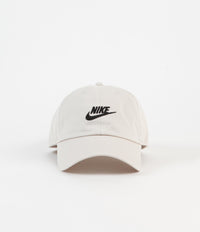 Nike Heritage 86 Futura Washed Cap in Light Bone and Black thumbnail