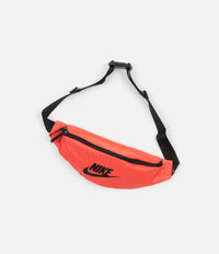 Nike Heritage Hip Pack in Rush Coral and Black / Black thumbnail