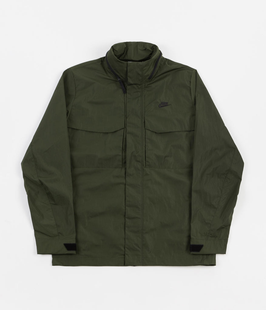 Army green nike jacket hotsell