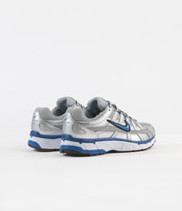 Nike P-6000 Shoes in Metallic Silver and Team Royal and White - Black thumbnail