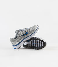 Nike P-6000 Shoes in Metallic Silver and Team Royal and White - Black thumbnail