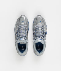Nike P-6000 Shoes in Metallic Silver and Team Royal and White - Black thumbnail