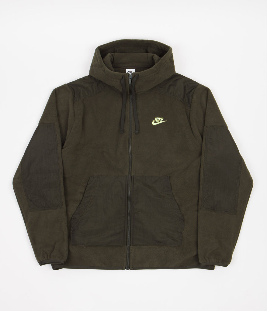 Nike Polar Zip Hoodie Sequoia Light Lemon Twist