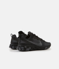 Nike React Element 55 Shoes in Black and Dark Grey thumbnail